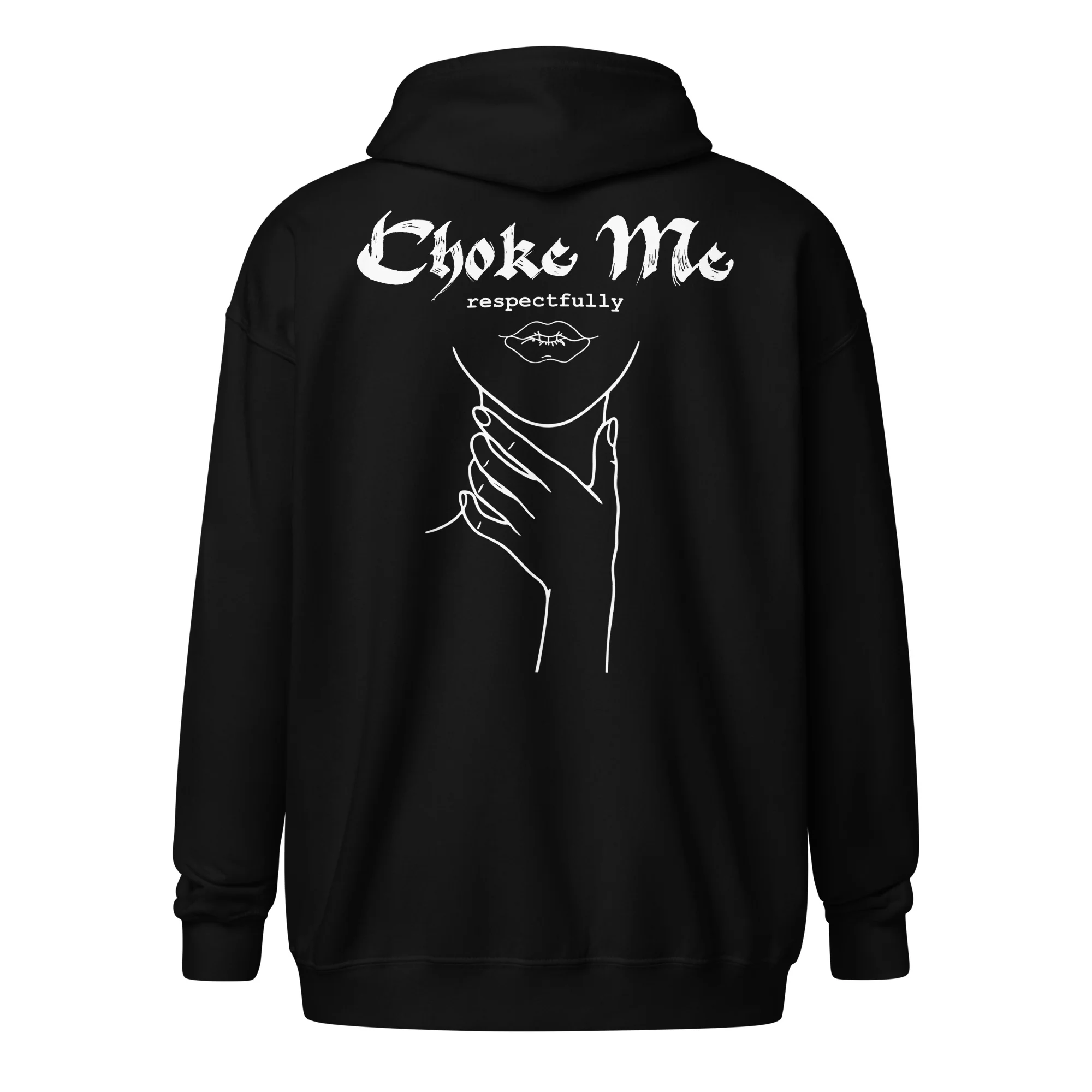 Choke Me Respectfully Unisex heavy blend zip hoodie - Image 7