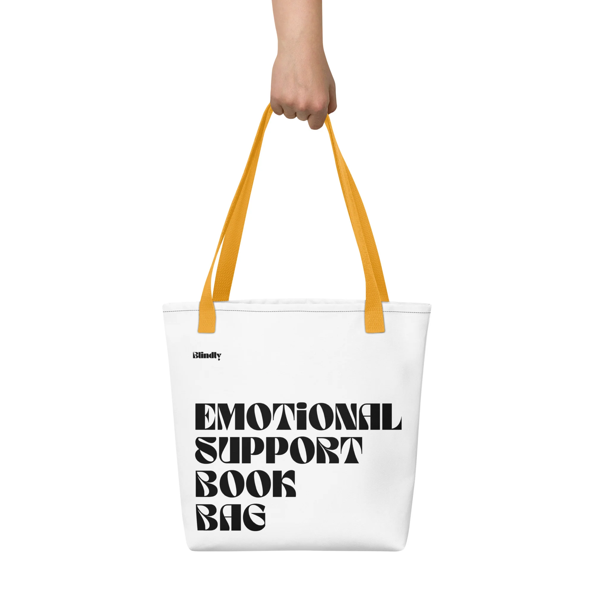 Emotional Support Book Bag - Blindly Tote bag - Image 3